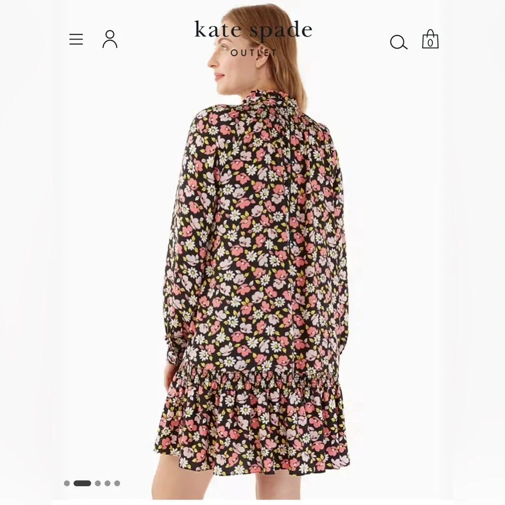 NWT Kate Spade Road Trip Floral Shift Dress Size XL